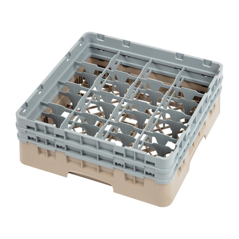 Θήκη για ποτήρια 16 θέσεων Camrack Μπεζ - Π 500 x Β 500 χιλ. - Cambro