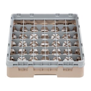 Θήκη για ποτήρια 36 θέσεων Camrack Μπεζ - Π 500 x Β 500 χιλ. - Cambro