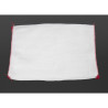 Lavettes Blanchies Rouges - Lot de 10 - Jantex