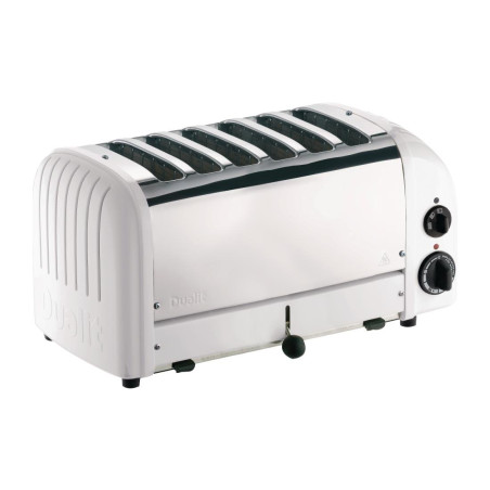 6-Slice White Toaster - Dualit