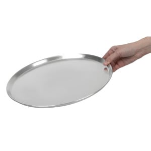 Deep Aluminum Pizza Pan - Ø305mm - FourniResto - Fourniresto