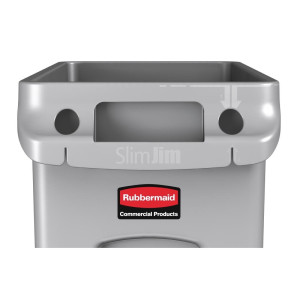 Συλλέκτης Slim Jim από πλαστικό - 60L - Rubbermaid