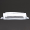 Plateau Rectangulaire En Inox Et Couvercle Transparent - APS - Fourniresto