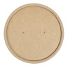 Lids for Microwaveable Recyclable Kraft Soup Bowls 225ml and 350ml - Pack of 500 - Colpac