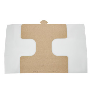 Recyclable Kraft Baguette Bags Clasp Clip - Pack of 500 - Colpac