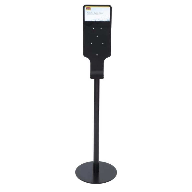 Black Hygiene Station with Autofoam Dispenser Stand - Rubbermaid Black Hygiene Station with Autofoam Dispenser Stand - Rubbermaid