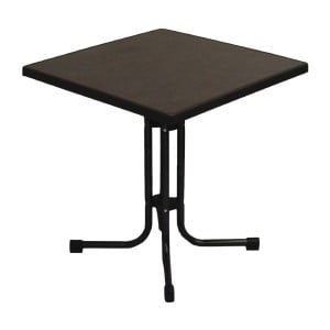 Table de patio pliante Limburg Pizarra 70 x 70 cm - FourniResto - Fourniresto