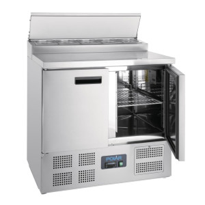 Refrigerated Preparation Counter for Pizzas and Salads Series G - 254L - Polar - Fourniresto