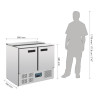 Refrigerated Saladette - 240L - Polar - Fourniresto