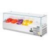 Refrigerated Display Case With 3X GN 1/3 and 1X GN 1/2 Ingredients - Polar - Fourniresto