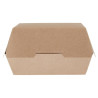 Grandes Boîtes Burger Kraft Compostables - P 135mm - Lot  de 250 - Colpac