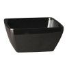 Square Melamine Bowl Pure Black - 125mm - APS - Fourniresto