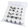 4-Hour Tealight Candles Ø 40 mm - Pack of 100 - Olympia