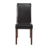 Chaises En Simili Cuir Noires - Bolero - Fourniresto