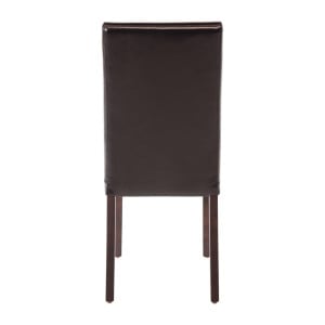 Chaises En Simili Cuir Noires - Bolero - Fourniresto