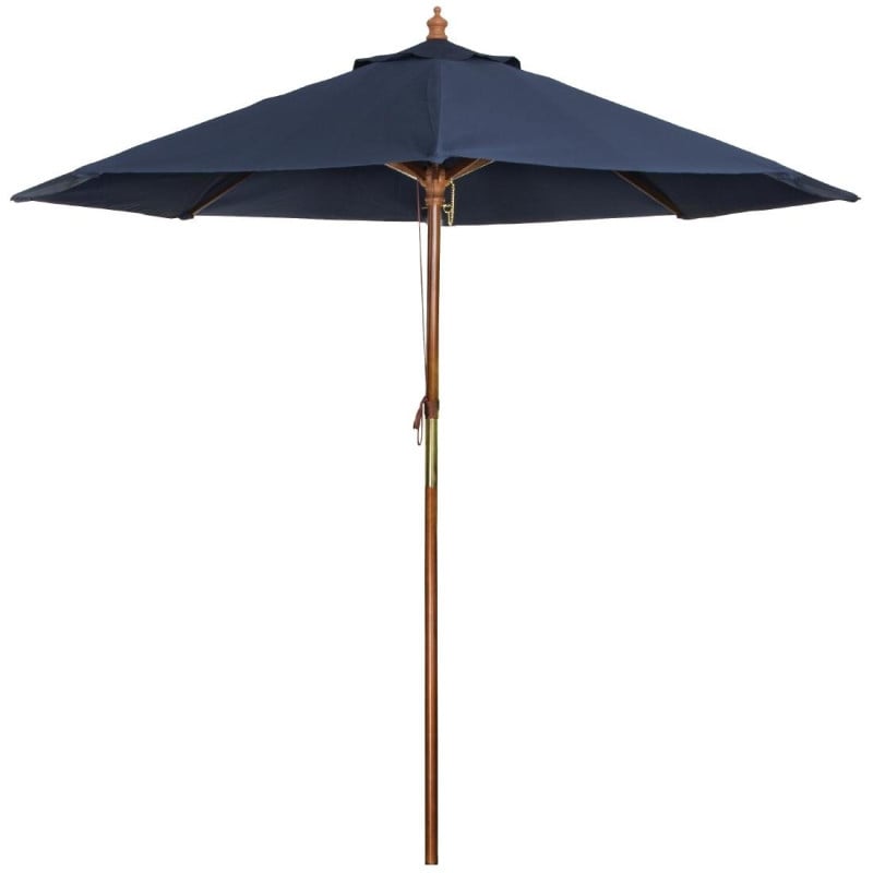 Round Navy Blue Parasol - H 3000mm - Bolero