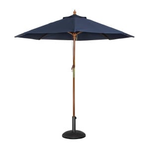 Round Navy Blue Parasol - H 3000mm - Bolero