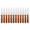 Jumbo Rosewood Handle Steak Knives - Set of 12 - Olympia