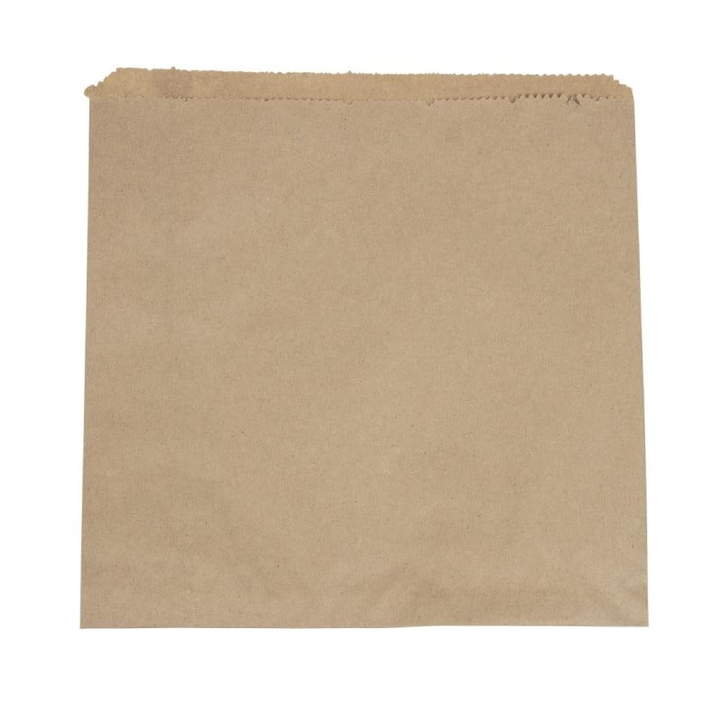 Compostable Kraft sandwich bags - Pack of 1000 - Vegware - Fourniresto