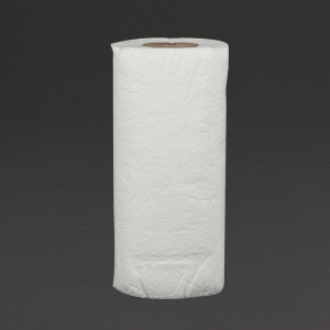 White 2-Ply Paper Towel - L 11.5 m - Pack of 24 - Jantex