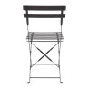 Steel Terrace Chairs - Black - Set of 2 - Bolero - Fourniresto