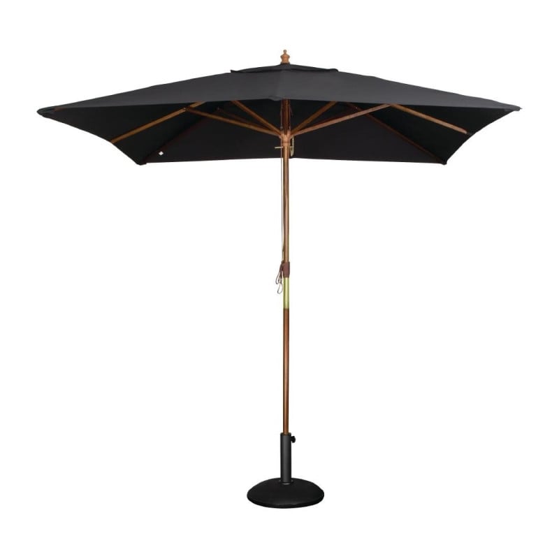 Parasol Carré Noir - L 2500mm - Bolero