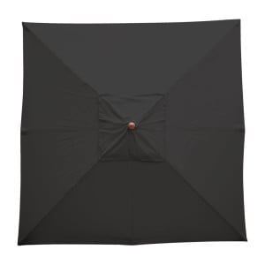 Parasol Carré Noir - L 2500mm - Bolero