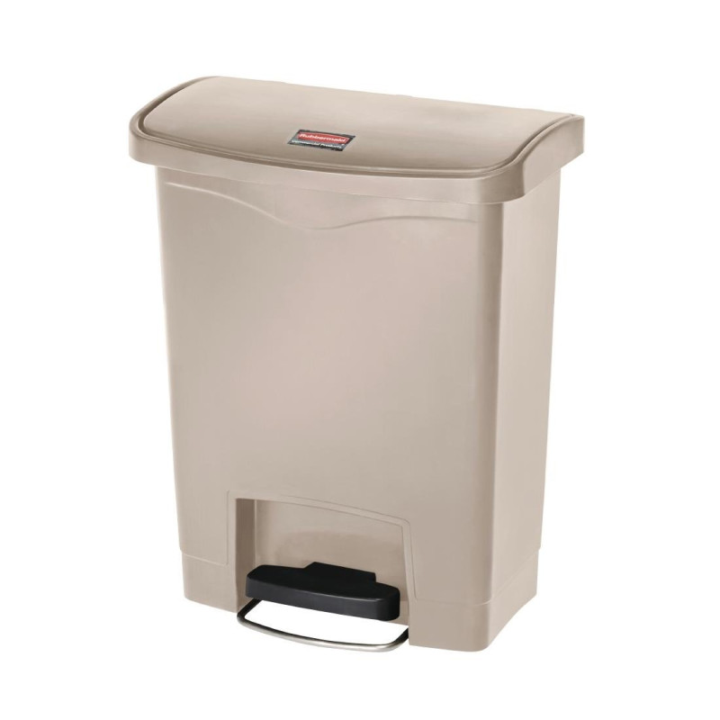 Κάδος με πεντάλ Slim Jim Beige - 30L - Rubbermaid