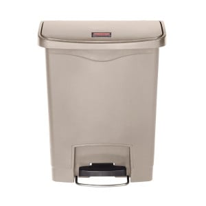 Κάδος με πεντάλ Slim Jim Beige - 30L - Rubbermaid