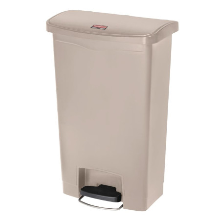 Κάδος με πεντάλ Slim Jim Beige - 50L - Rubbermaid