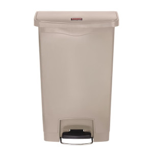 Κάδος με πεντάλ Slim Jim Beige - 50L - Rubbermaid