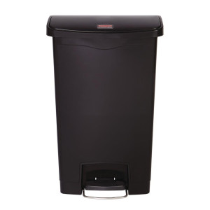 Poubelle À Pédale Frontale Slim Jim Noire- 50L - Rubbermaid