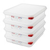 Food container GN1/2 - 4L - Set of 4 - Araven - Fourniresto