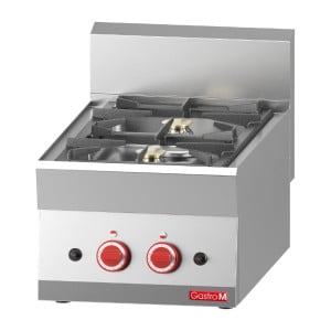 Two-burner gas stove to be placed 650 - Gastro M - Fourniresto