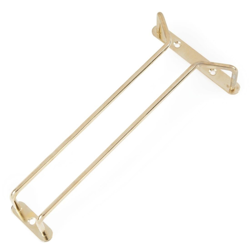 Support verres à pied en laiton 255mm - FourniResto - Fourniresto Support verres à pied en laiton 255mm - FourniResto - Fourniresto