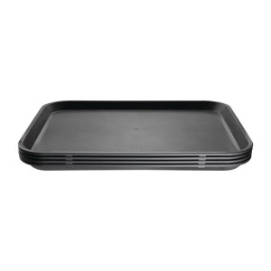 Non-Slip Rectangular Tray 410 X 305 Mm - Olympia KRISTALLON