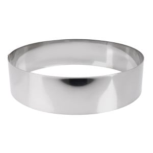 Stainless steel mousse ring 240 x 60mm - De Buyer - Fourniresto