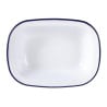 Enamelled steel serving dish 280x190x55mm - Set of 6 - Olympia - Fourniresto