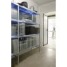 Modular Shelving Unit in Corner 4 Levels - W 849 x D 500 mm - Tournus