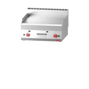 Plancha αερίου 650 με λεία χρωμιωμένη πλάκα - Gastro M - Fourniresto