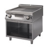 Plancha αερίου 700 με μισή λεία μισή ραβδωτή πλάκα - Gastro M - Fourniresto