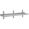 Stainless Steel Wall Shelf Without Brackets - W 1500 x D 400mm - Gastro M