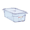 Blue Airtight Container ABS - GN 1/3 100 mm - Araven - Fourniresto