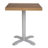 Plateau De Table Carré Effet Bois Chêne Rustique - L 700mm  - Bolero