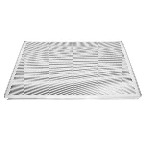 Perforated Aluminum Pastry Plate - L 600 x D 400 mm - Schneider
