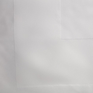 White tablecloth with satin band 1600 x 1600mm - Mitre Luxury - Fourniresto