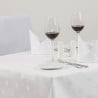 Luxor white tablecloth 1350 x 2300mm - Mitre Luxury - Fourniresto