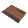 Contemporary A5 Light Brown Menu Cover - Securit - Fourniresto