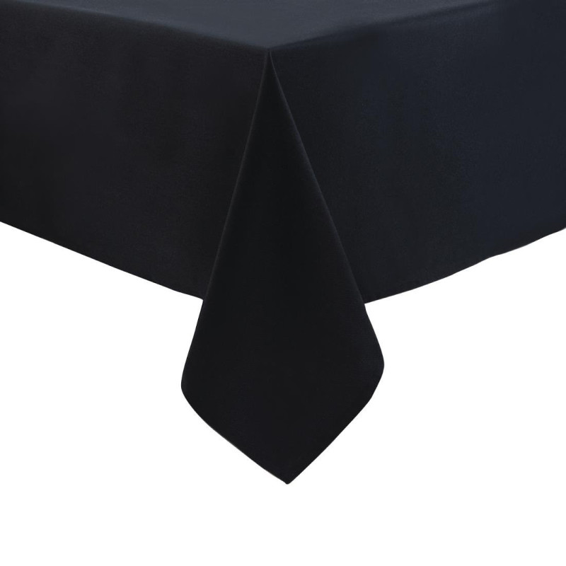 Black tablecloth 1350 x 1350mm - Mitre Essentials - Fourniresto