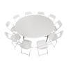 Folding round table - Bolero - Fourniresto